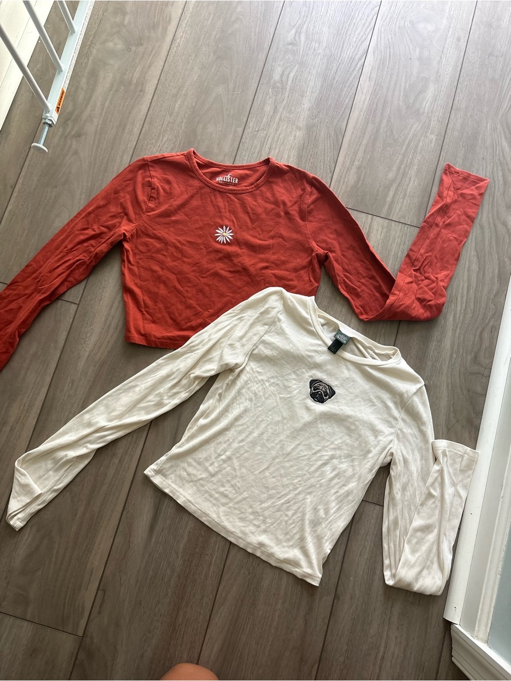 Hollister and Target Long-Sleeve baby Tee bundle